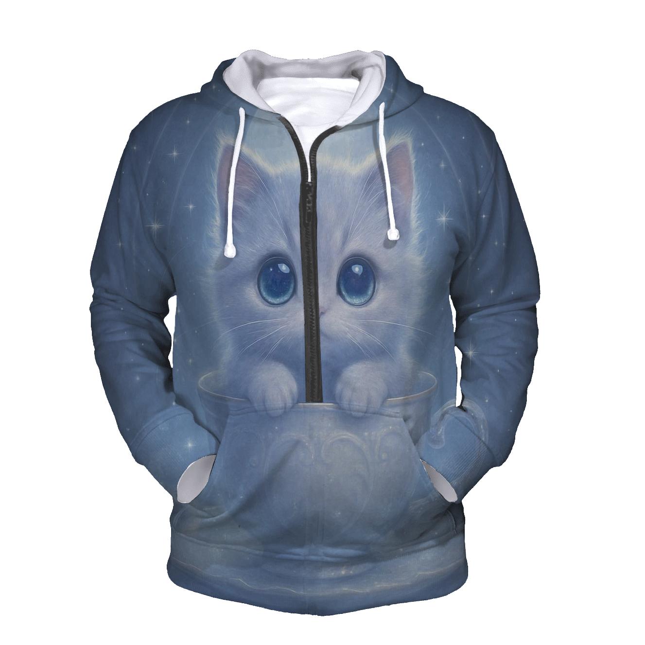 Moonbeam Teacup Kitten heavyweight hoodies