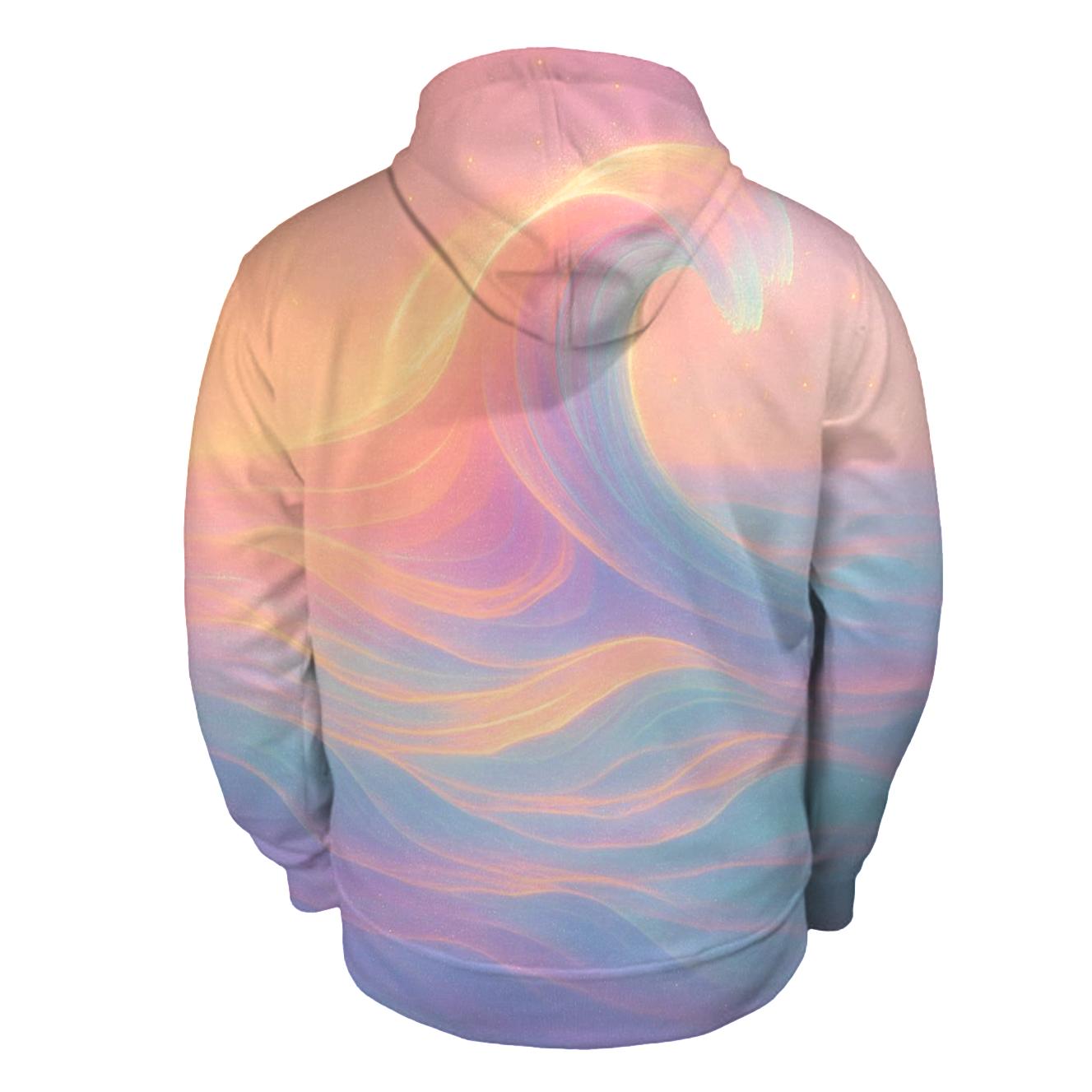 Luminous Tidal Mirage graphic hoodies