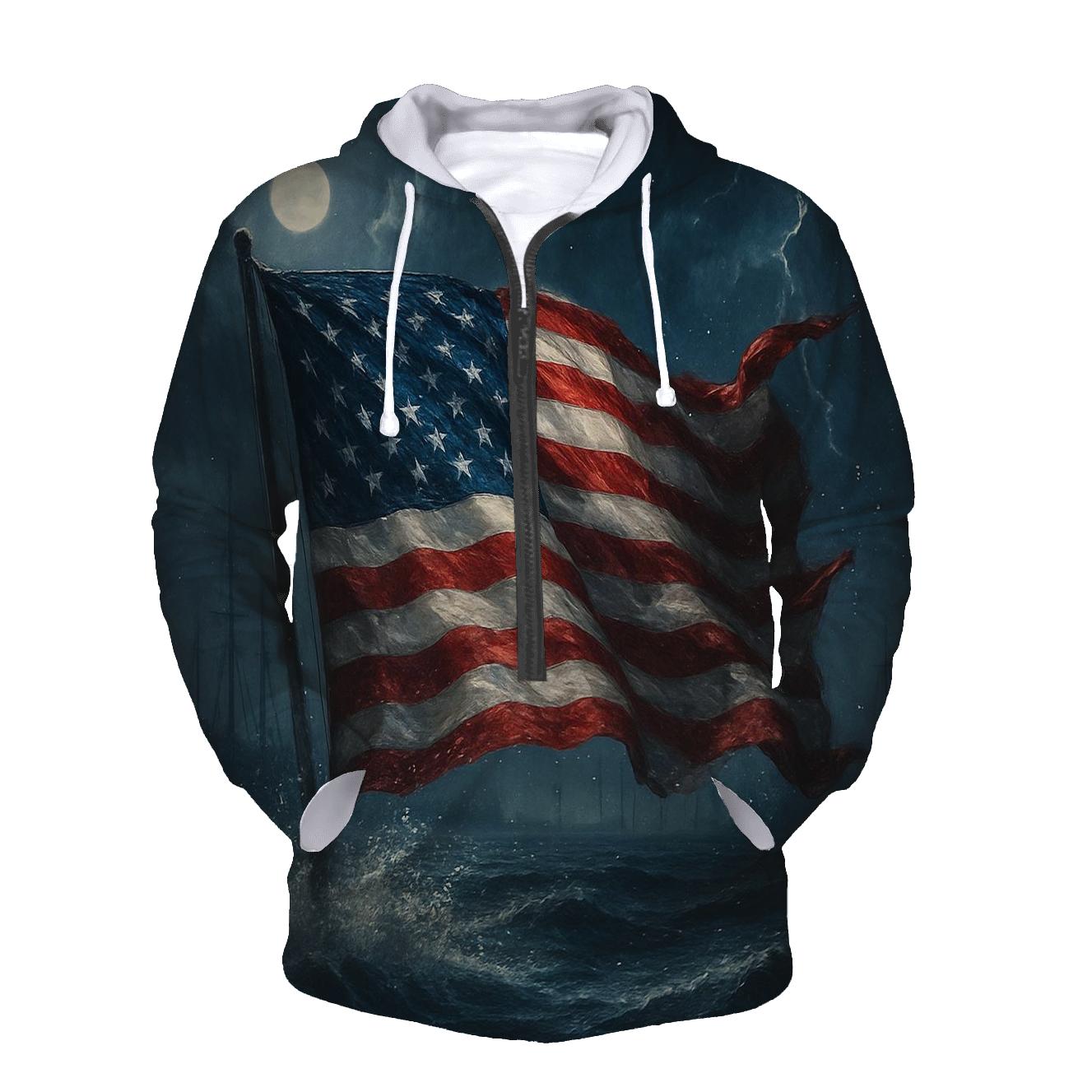 Midnight Harbor Flagstorm custom hoodies