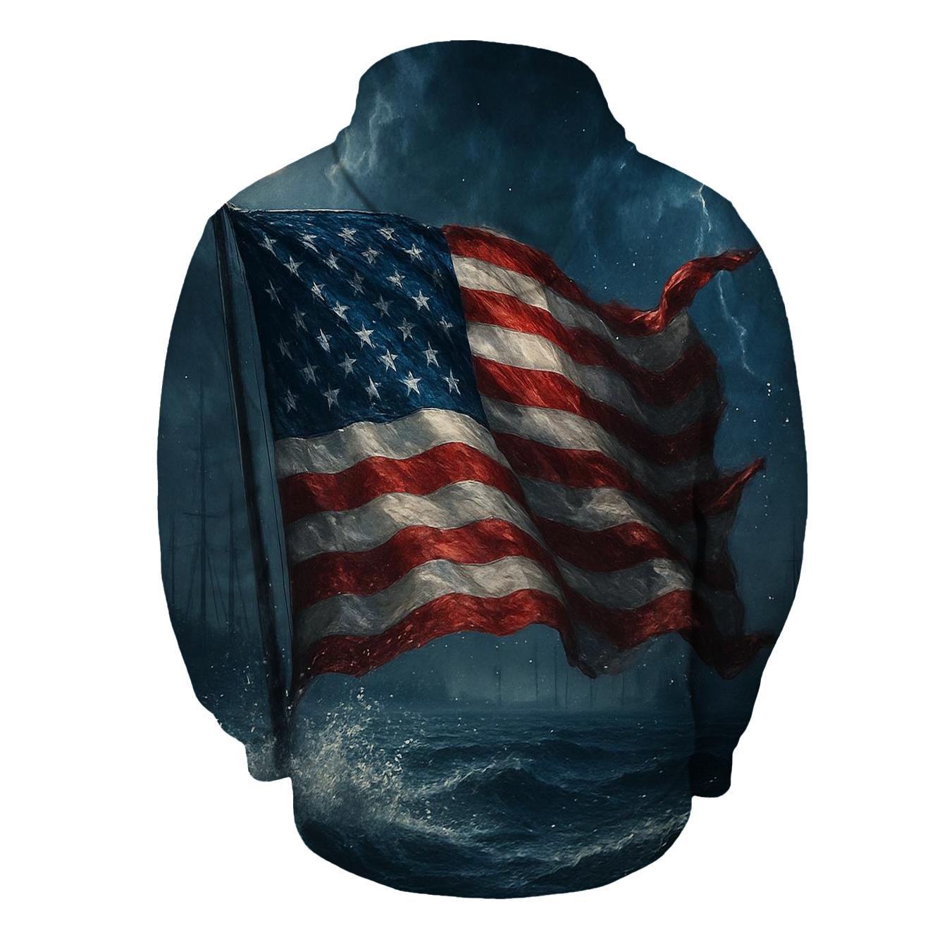 Midnight Harbor Flagstorm custom hoodies