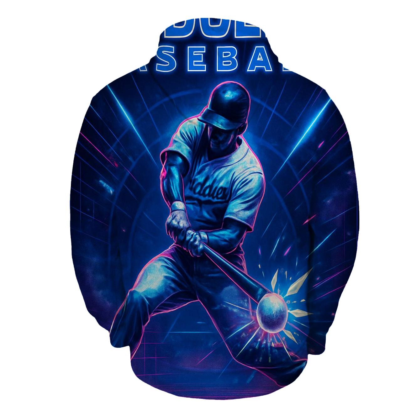 Neon Dugout Surge Batter Impact printed hoodies