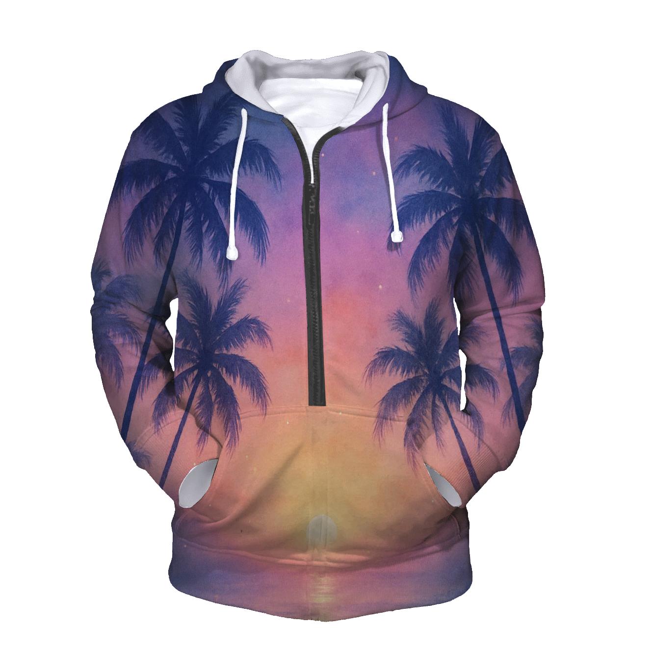 Lavender Shoreline Daydream hoodies fashion