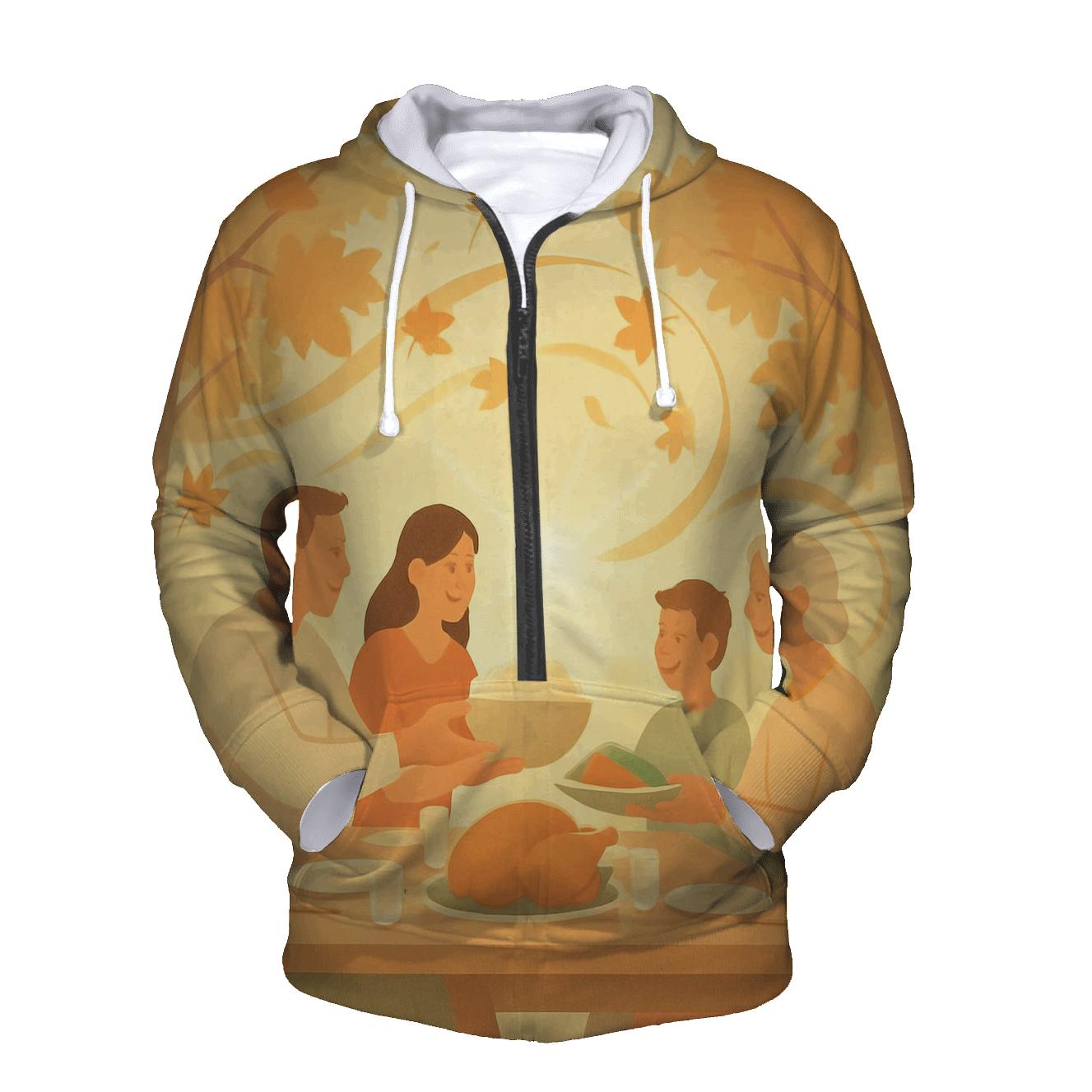 Sunbeam Leaf Dance Around The Farmhouse Table premium hoodies