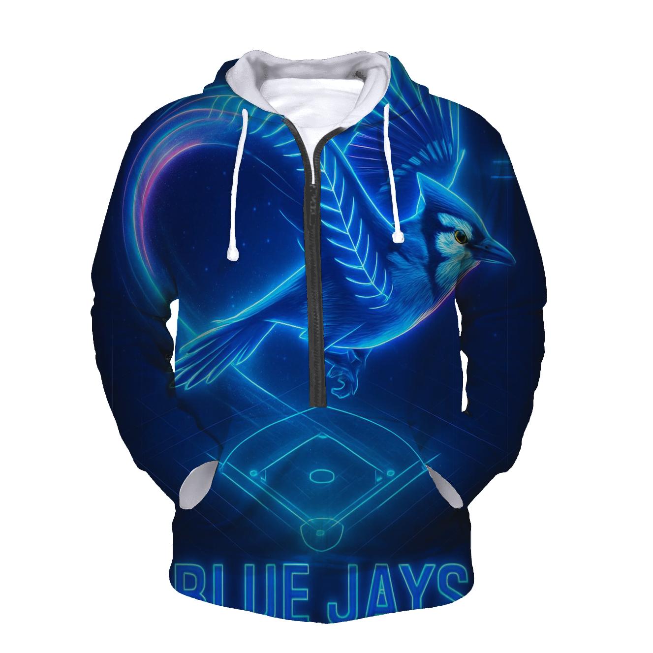 Neon Flight Path Of Blue Jays hoodie styles