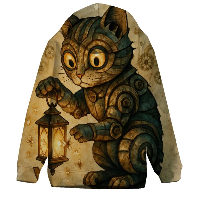Clockwork Lantern Cat hoodie styles
