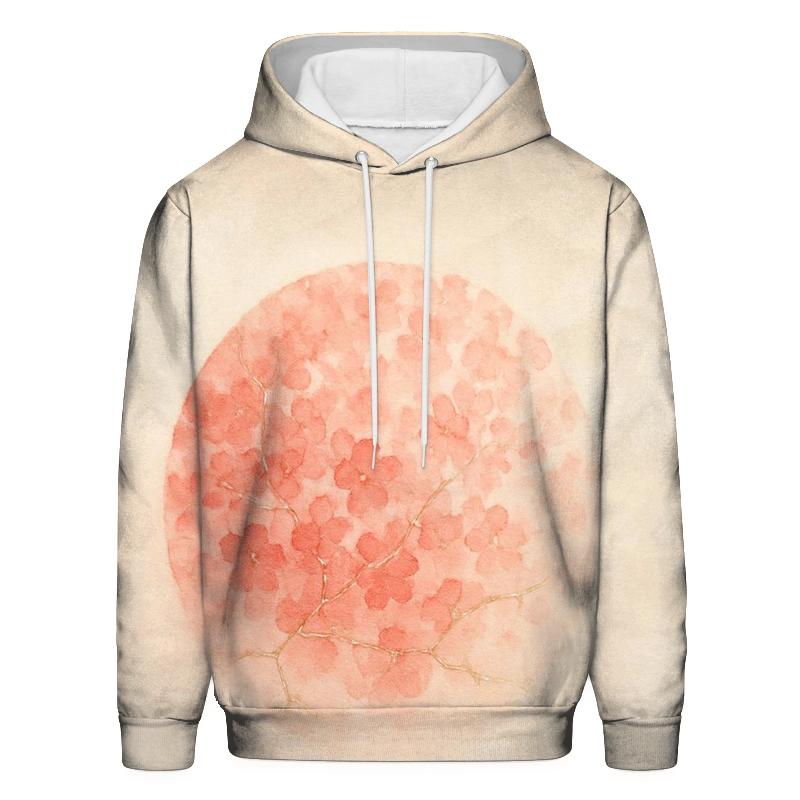 Kintsugi Sakura Flag Of Japan designer hoodies