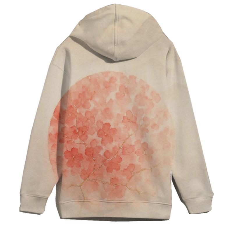 Kintsugi Sakura Flag Of Japan designer hoodies