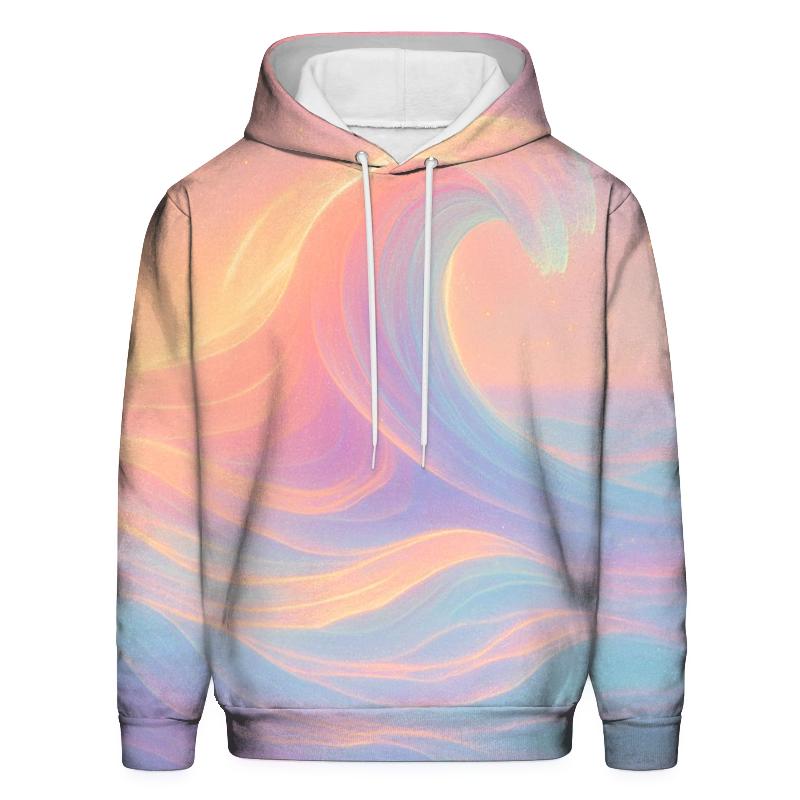 Luminous Tidal Mirage embroidered hoodies