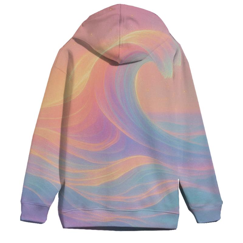 Luminous Tidal Mirage embroidered hoodies