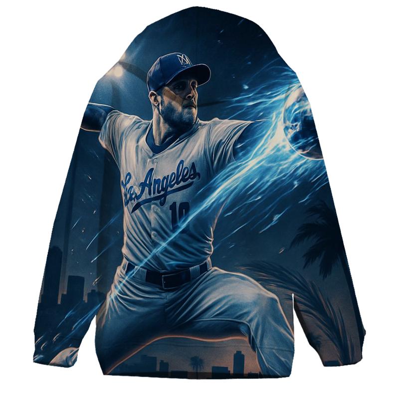 Chrome Comet Fastball Over Los Angeles graphic hoodies