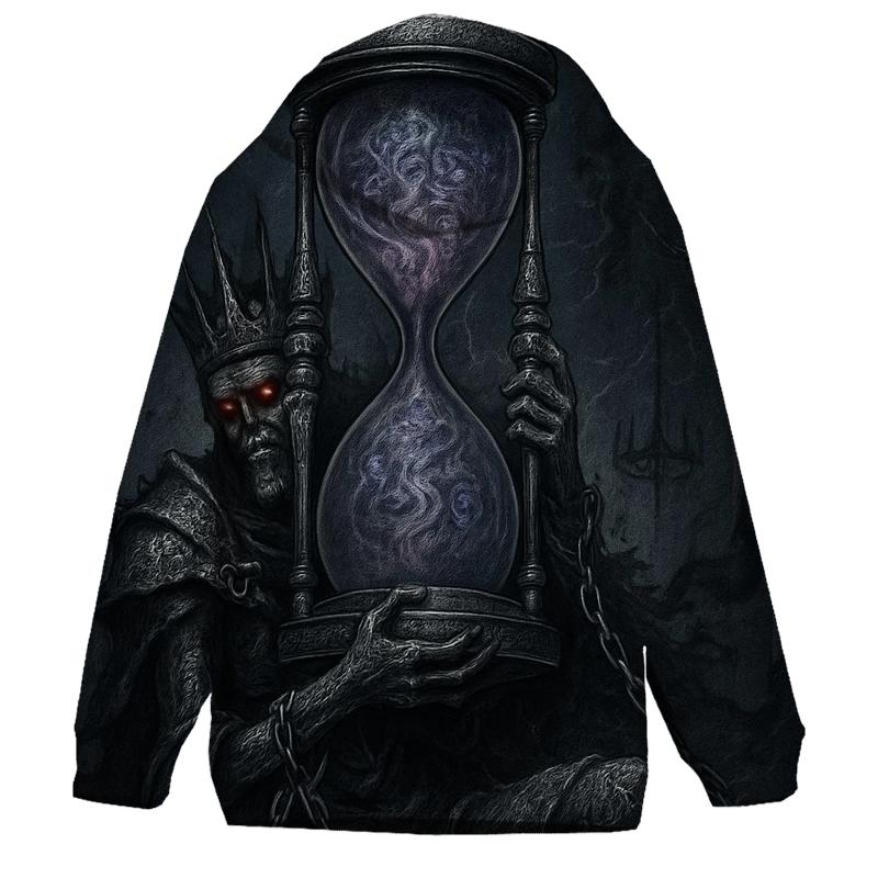 Hourglass Of The Voidbound Choir embroidered hoodies