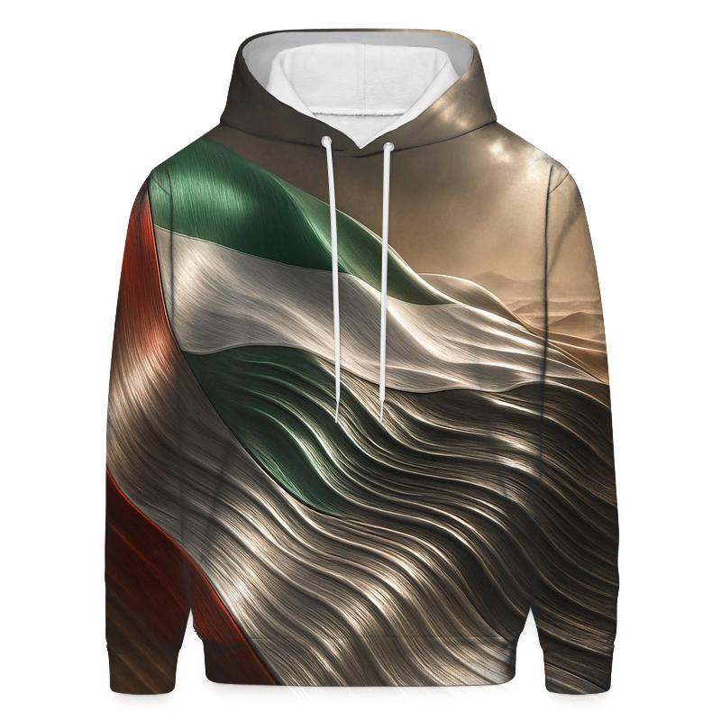 Metal Dunes Flag Of United Arab Emirates premium hoodies