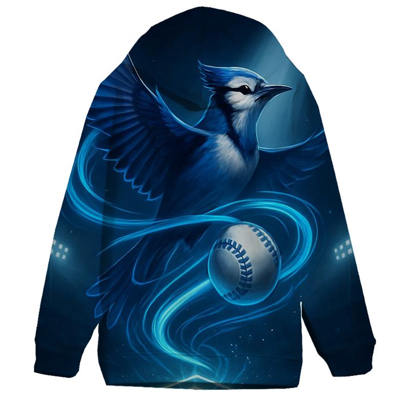 Aurora Diamond Surge Blue Jays graphic hoodies