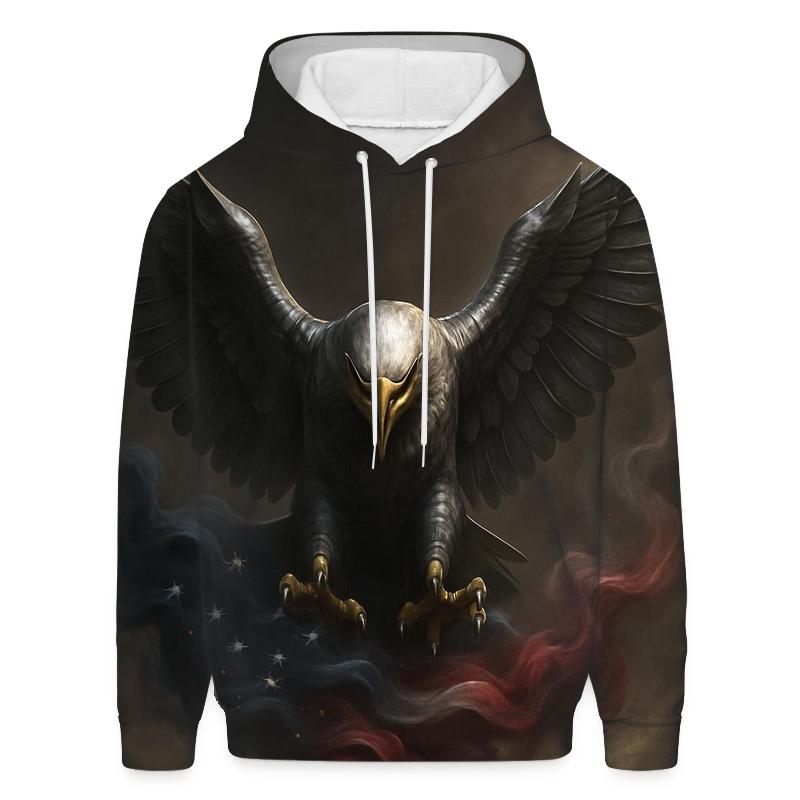 Eagle Of Steel Over The Banner Of Smoke premium hoodies