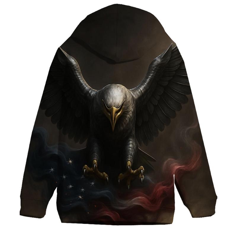 Eagle Of Steel Over The Banner Of Smoke premium hoodies