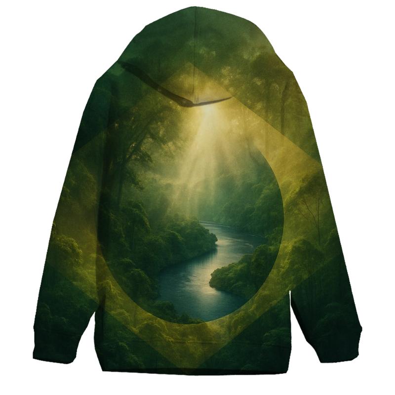 Landmark Double Exposure Flag Of Brazil hoodie styles