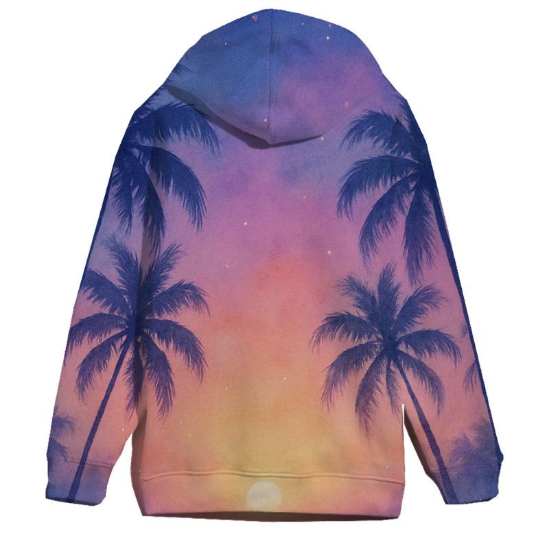 Lavender Shoreline Daydream graphic hoodies