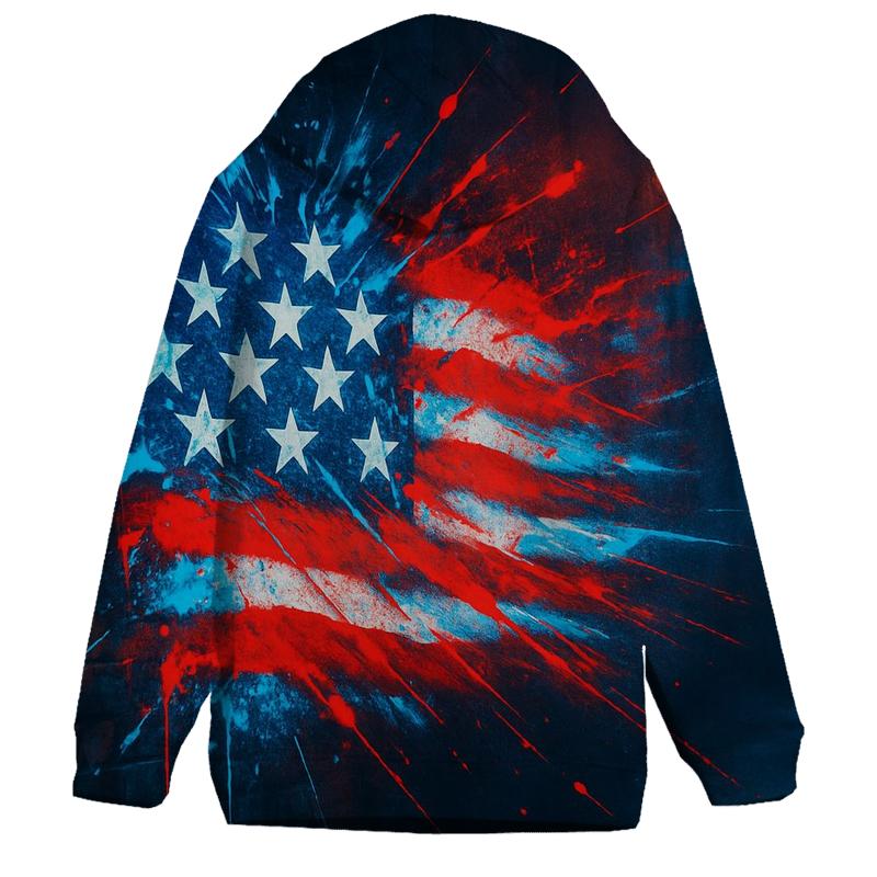 Neon Alley Patriot Burst premium hoodies