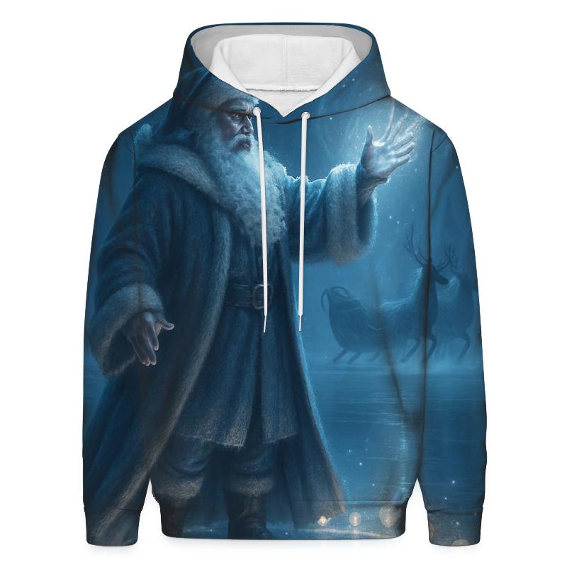 Frosted Moonlit Sleigh Summon custom hoodies