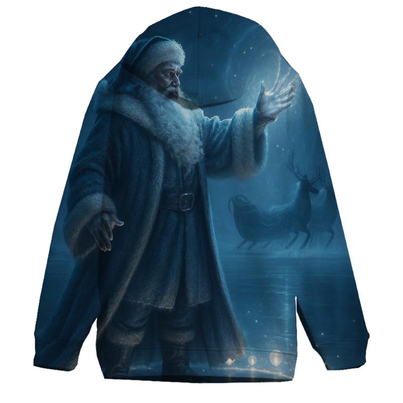 Frosted Moonlit Sleigh Summon custom hoodies
