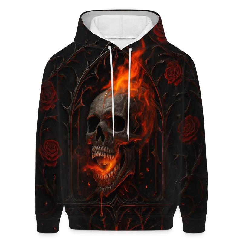 Infernal Bloom Of The Thorned Reliquary printed hoodies