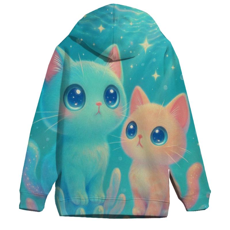 Crystal Reef Starwatch Kittens heavyweight hoodies