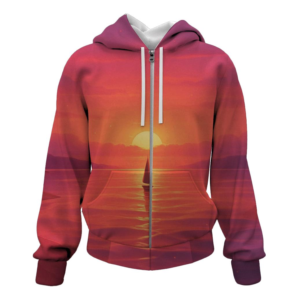 Mirage Harbor Afterglow pullover hoodies