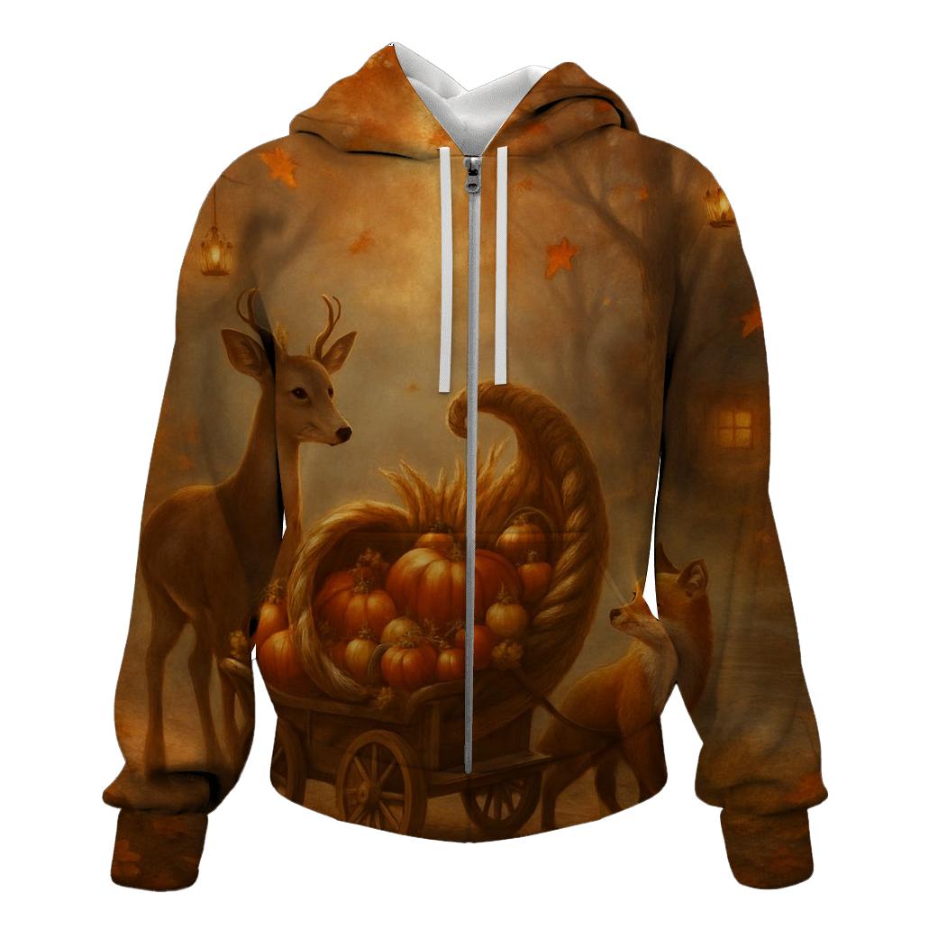 Moonlit Cornucopia Caravan hoodies fashion