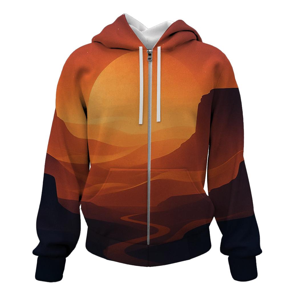 Canyon Glasswind Sunset designer hoodies