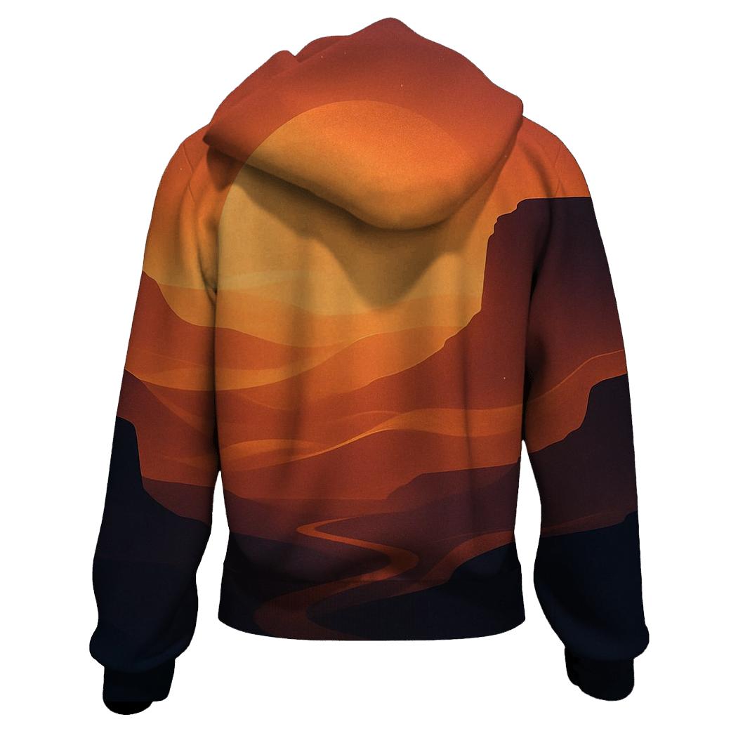 Canyon Glasswind Sunset designer hoodies