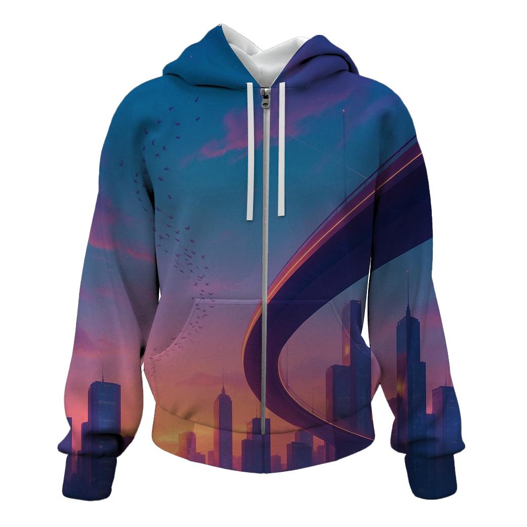 Skybridge Sundown Drift graphic hoodies