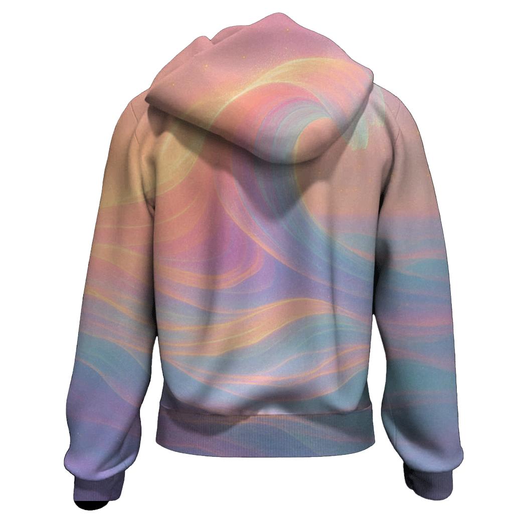 Luminous Tidal Mirage premium hoodies