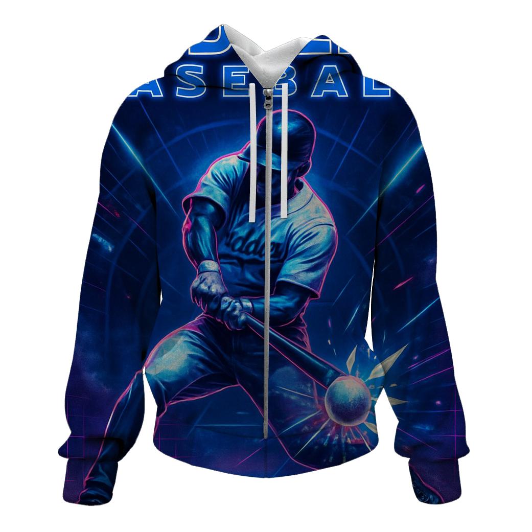 Neon Dugout Surge Batter Impact printed hoodies