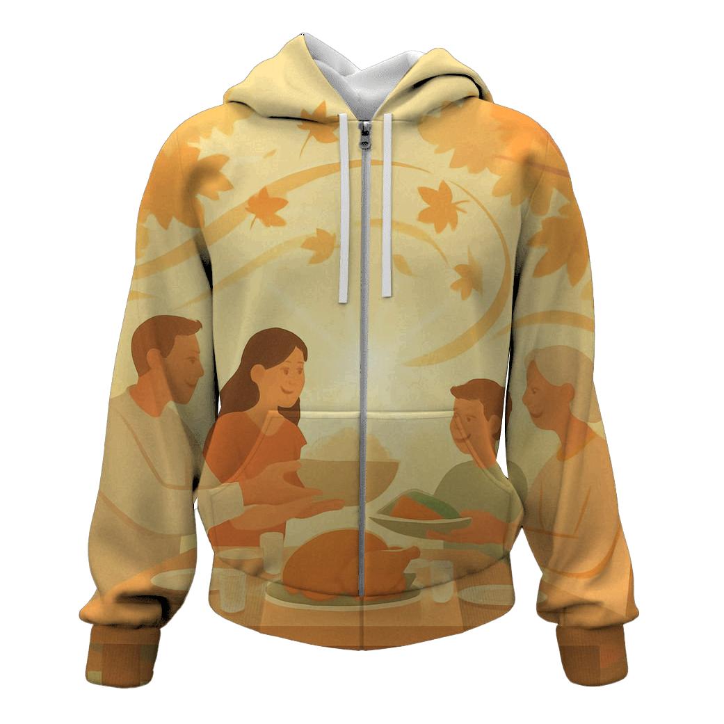 Sunbeam Leaf Dance Around The Farmhouse Table hoodie styles