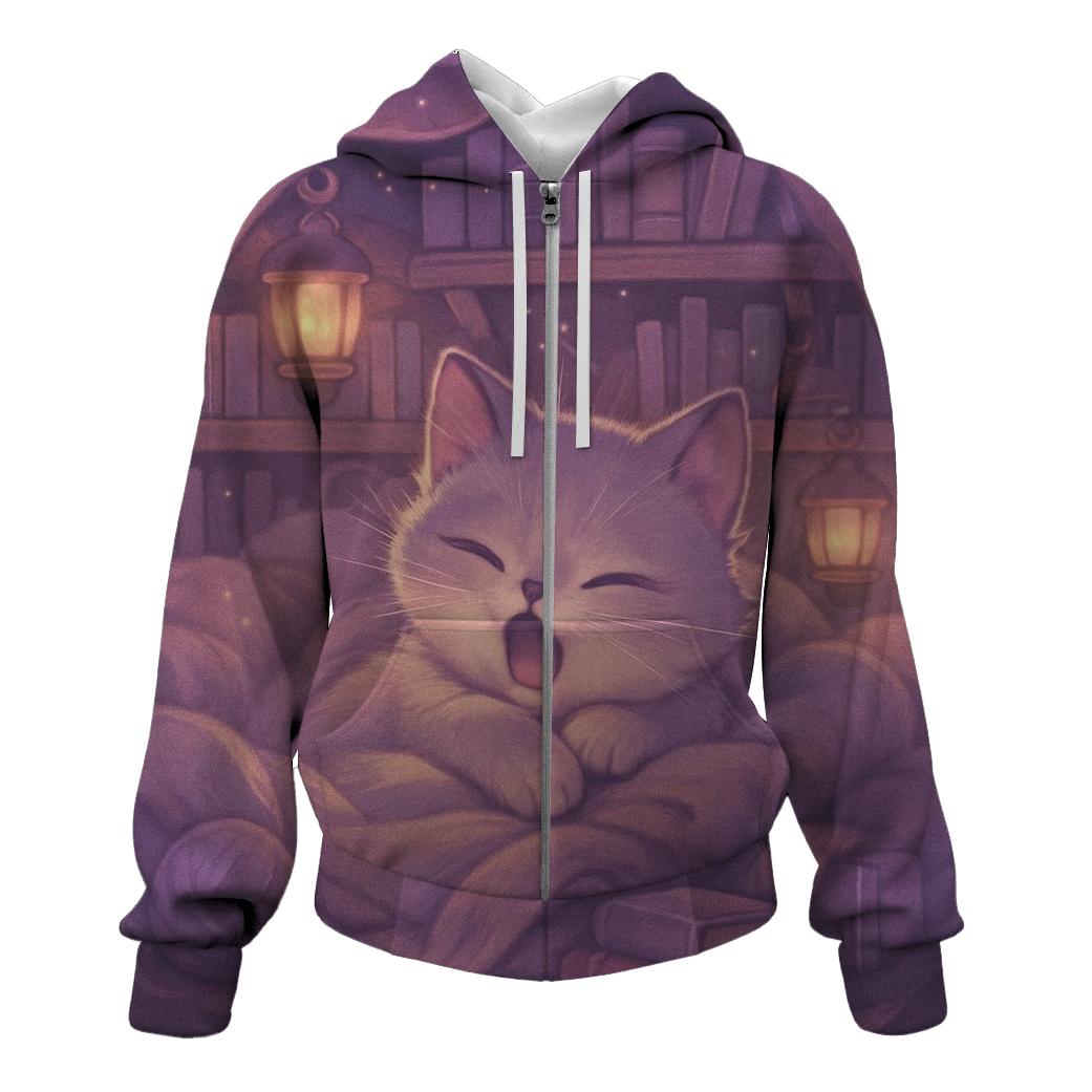 Lavender Library Blanket Purrs heavyweight hoodies