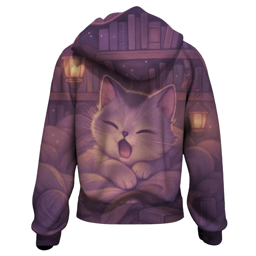 Lavender Library Blanket Purrs heavyweight hoodies