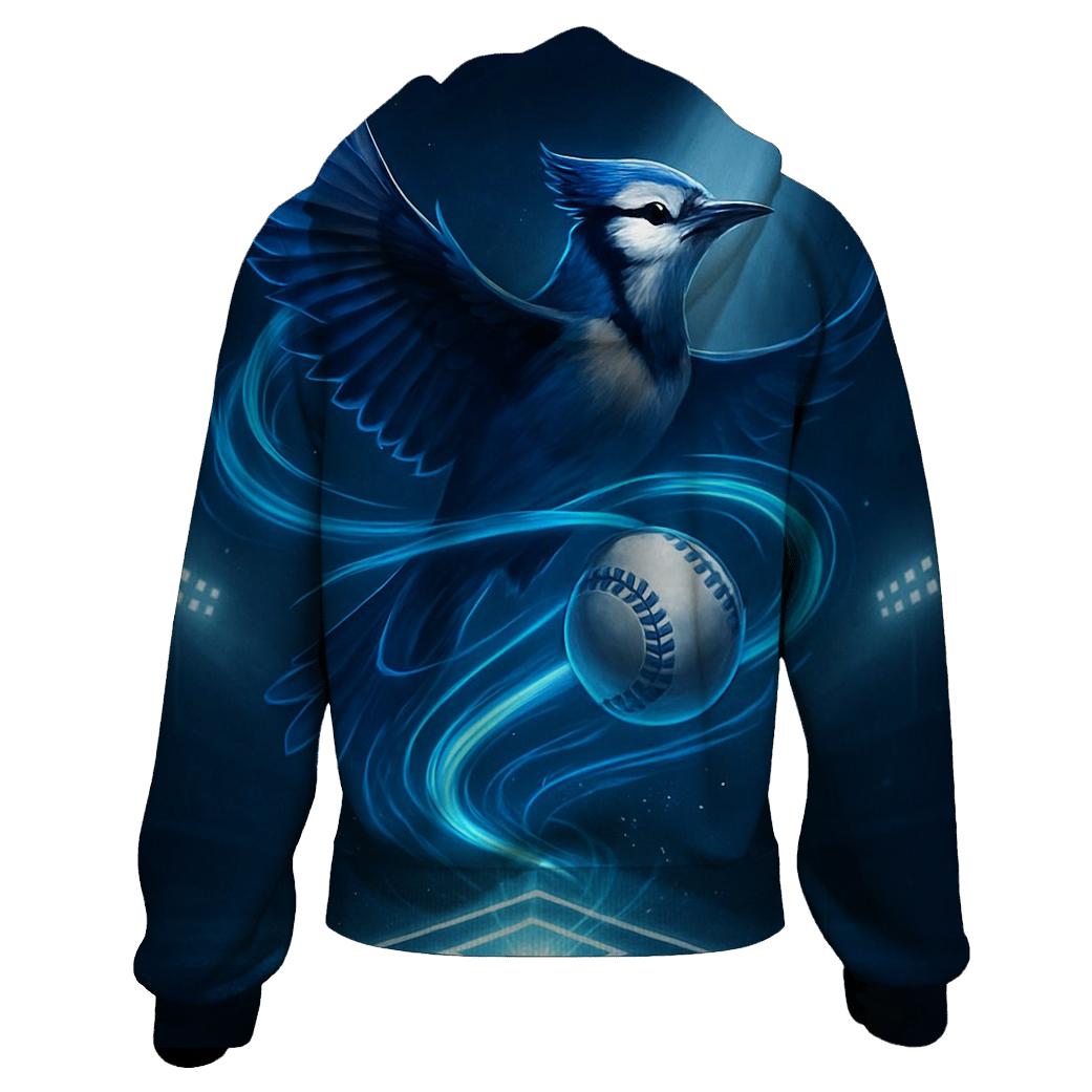 Aurora Diamond Surge Blue Jays graphic hoodies