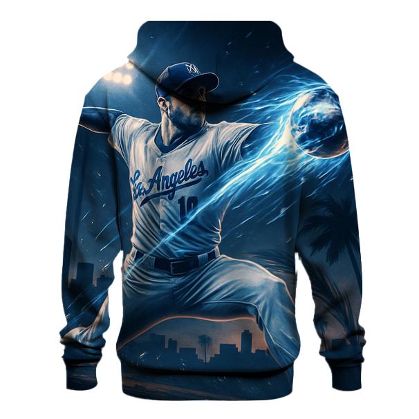 Chrome Comet Fastball Over Los Angeles lightweight hoodies