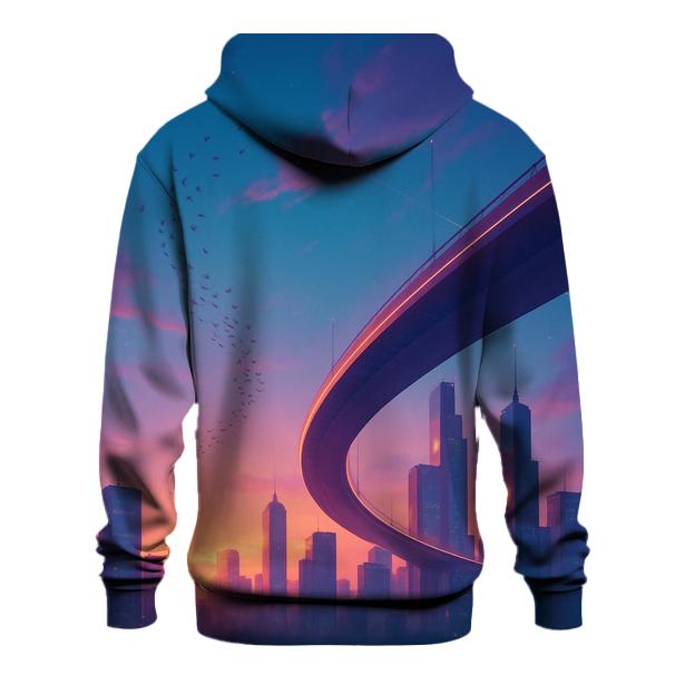 Skybridge Sundown Drift printed hoodies