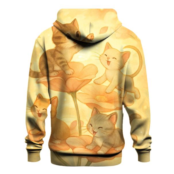 Sunrise Petal Carousel Cats premium hoodies