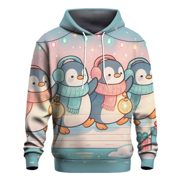 Penguin Parade Bubble Lights premium hoodies