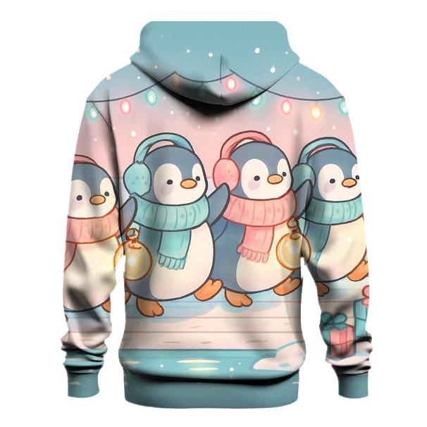 Penguin Parade Bubble Lights premium hoodies