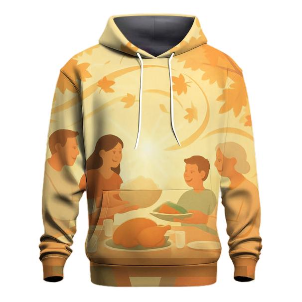 Sunbeam Leaf Dance Around The Farmhouse Table lightweight hoodies