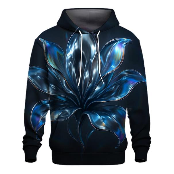 Chrome Petal Refraction printed hoodies