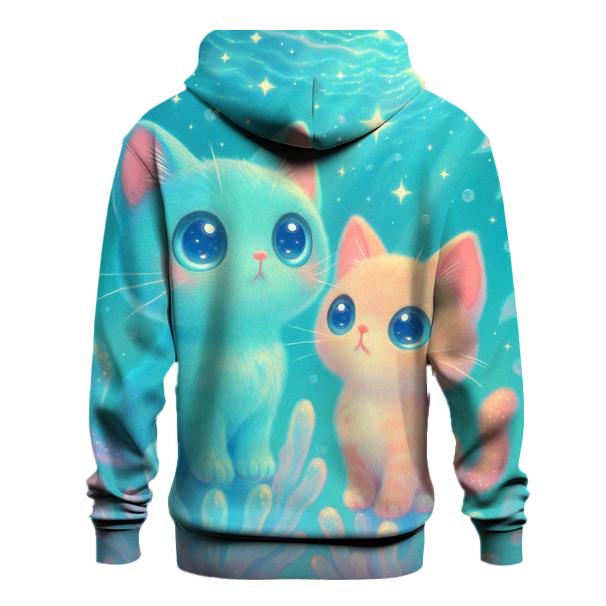 Crystal Reef Starwatch Kittens lightweight hoodies