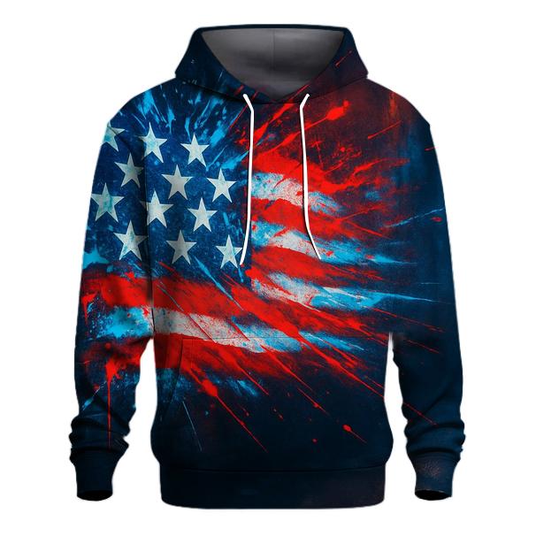 Neon Alley Patriot Burst pullover hoodies