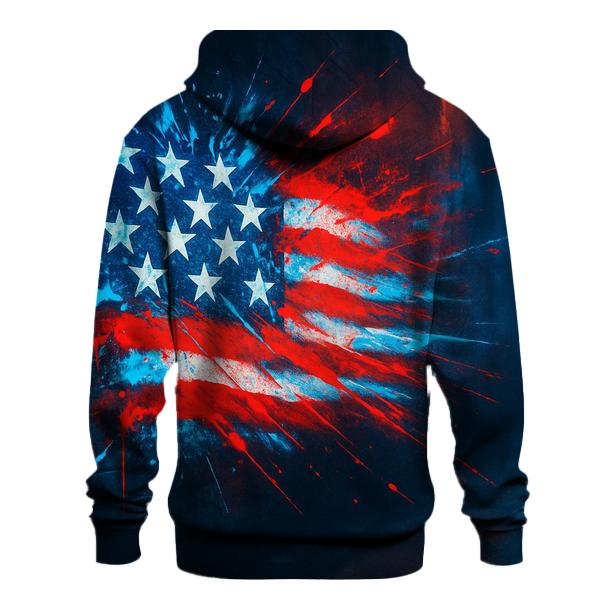 Neon Alley Patriot Burst pullover hoodies