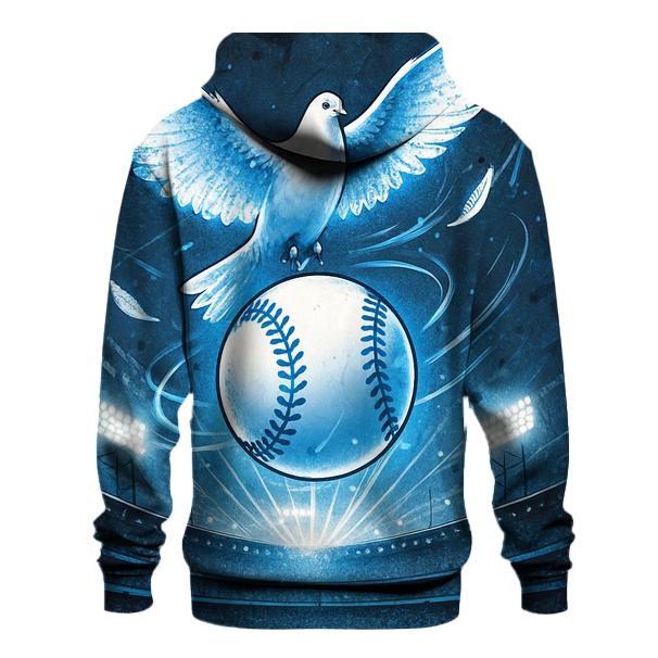 Sky Guardian Dove Over Stadium Lights custom hoodies