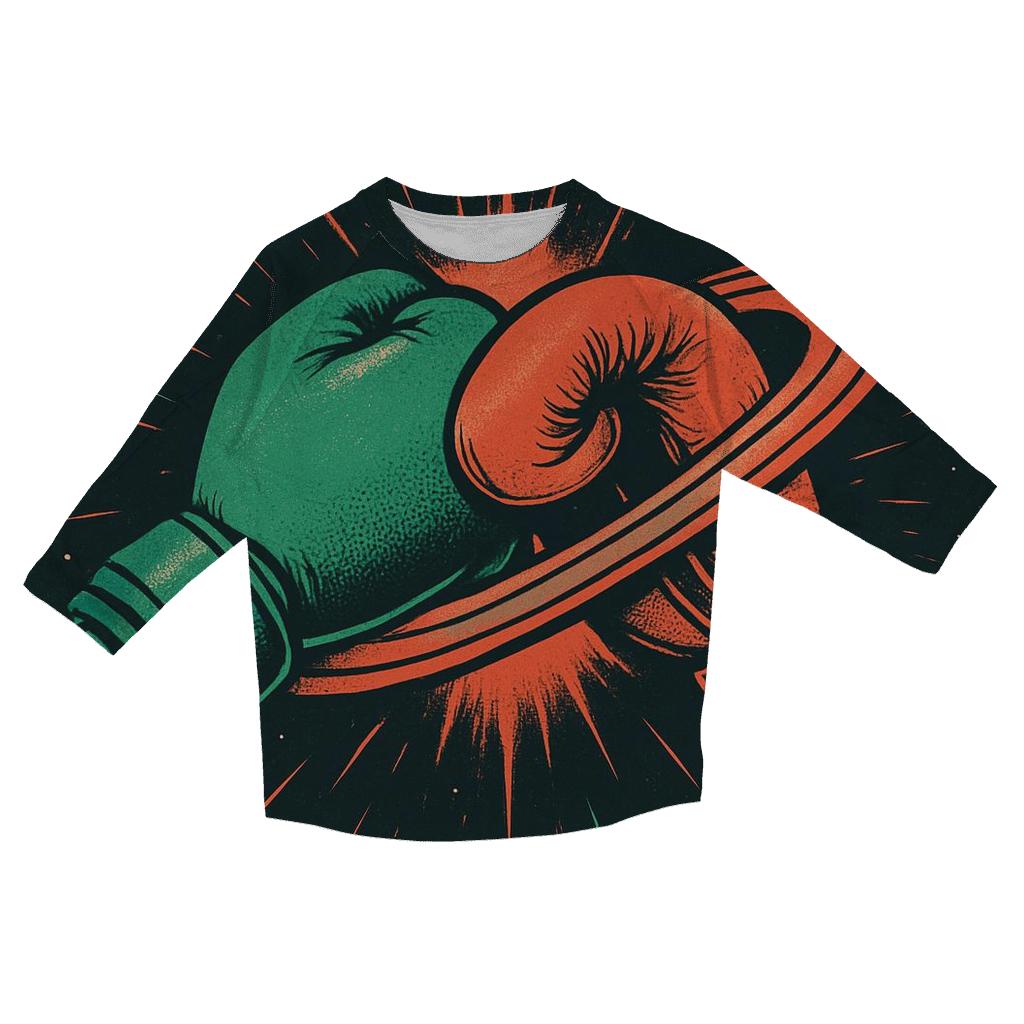Cosmic Ring Boxing Mexico personalized 3/4 sleeve tees