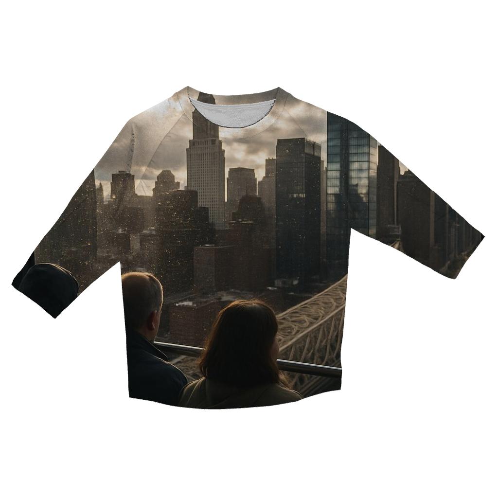 Storm Clearing Over Midtown From Roosevelt Island Tram stylish quarter sleeve tops